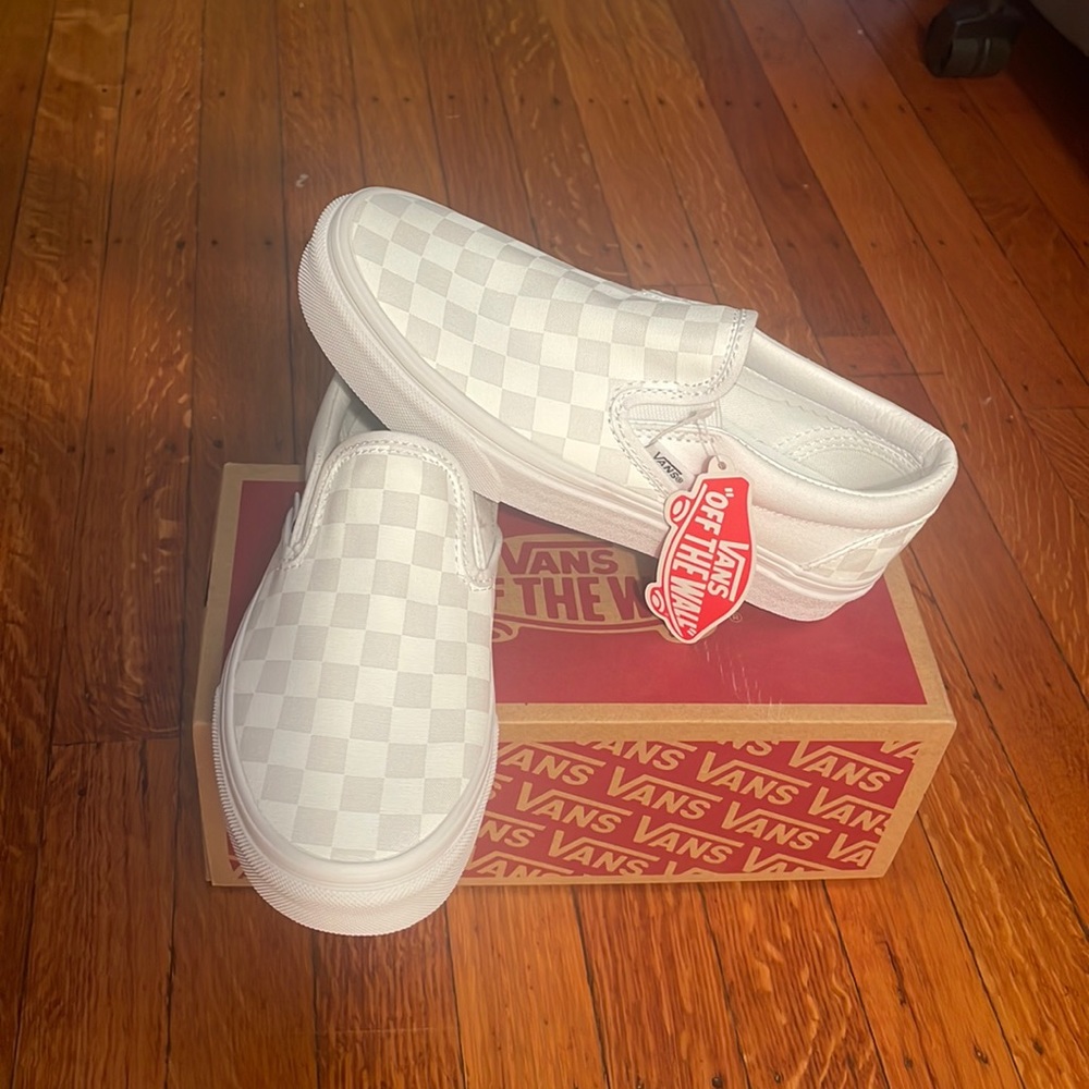 Vans Checker Print Slip On